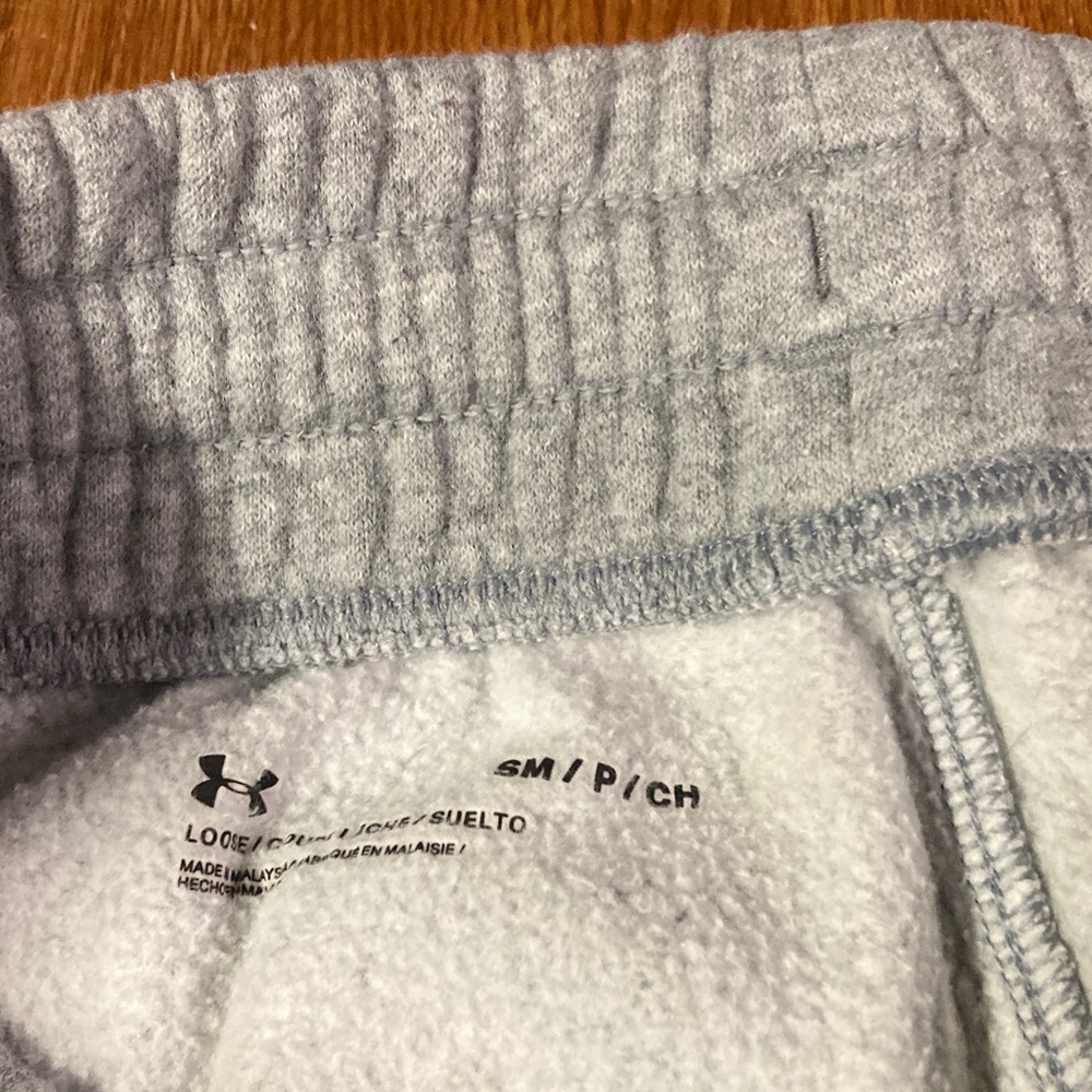 Under Armour womens Light Gray Joggers - Picture 2 of 2